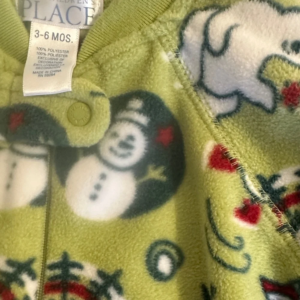 The Children's Place Holiday Footie Pajamas